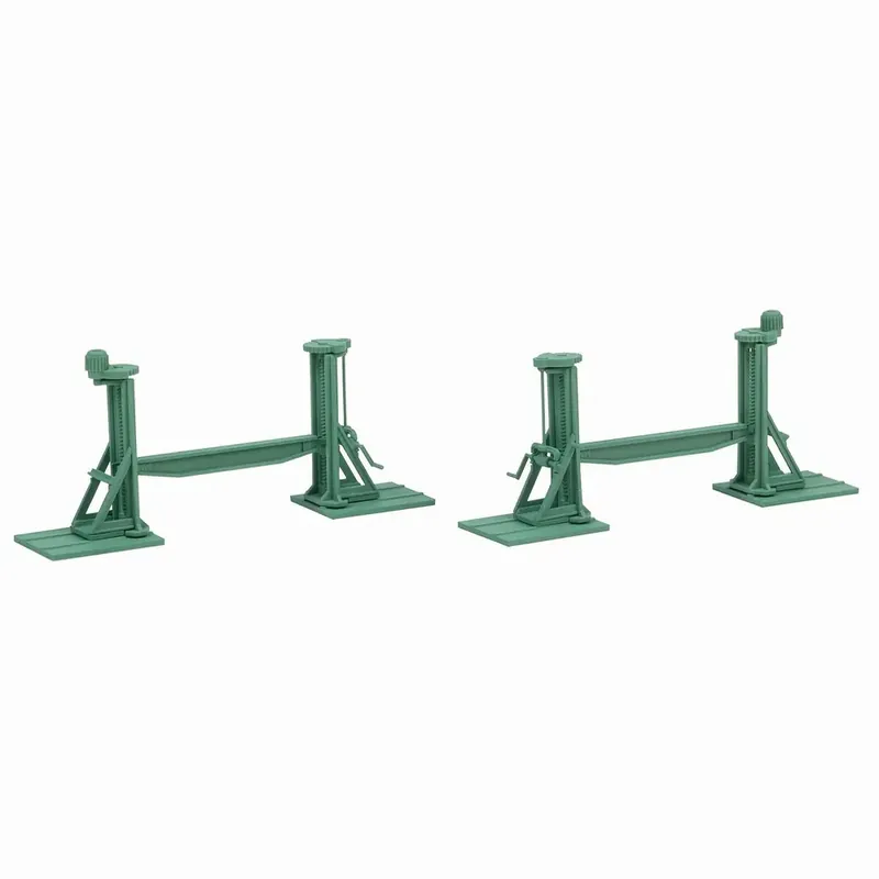 2 vérins à vis pour surélever les wagons - Faller 180002 - HO 1/87 Retour Gratuit